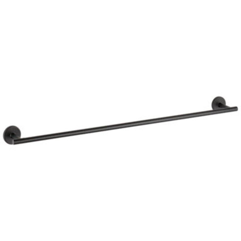 Trinsic 30 in Wall Mount Towel Bar Bath Hardware Accessory in Matte Black