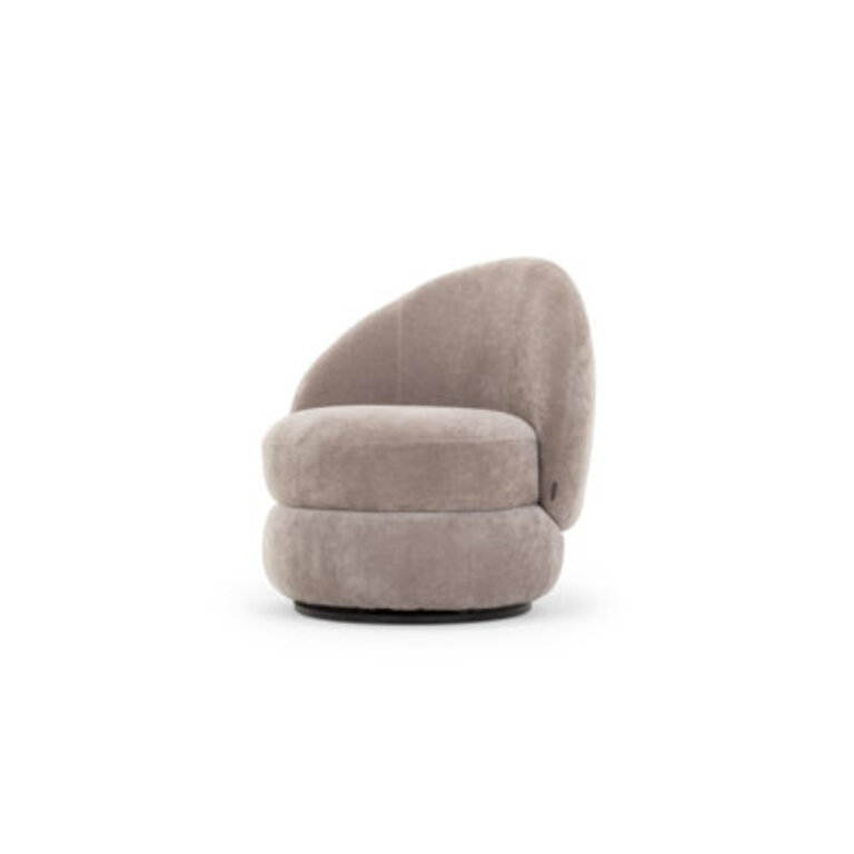Bennie Upholstered Swivel Barrel Chair