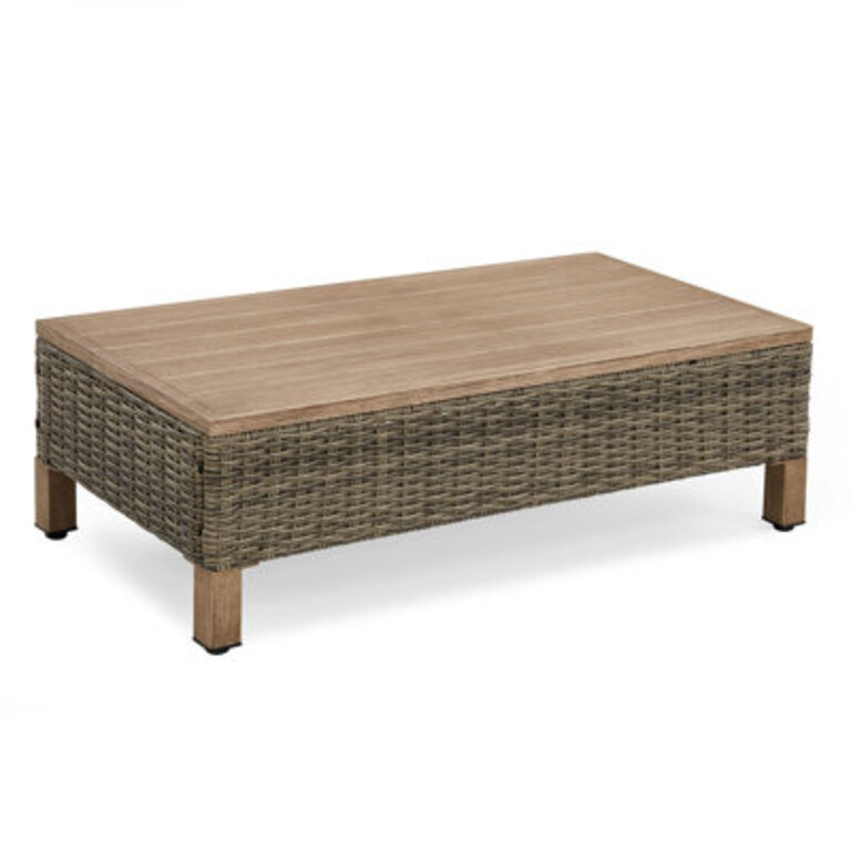Centrahoma Rectangular Metal Outdoor Coffee Table