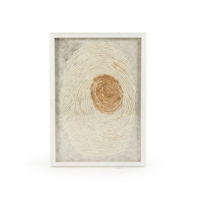 Rustic Abstract Wall Decor on Wood