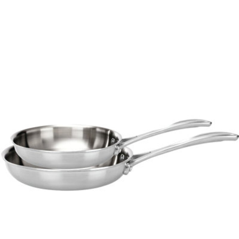 Zwilling 2-piece Stainless Steel Fry Pan Set