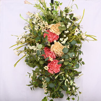 Large Penoy Berry Front Door Swag