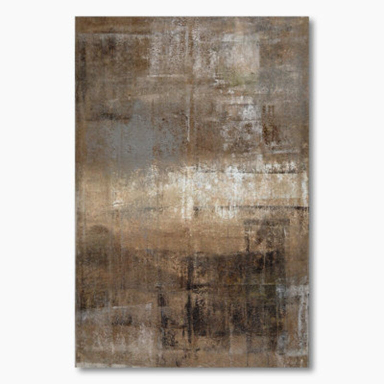 Brown Meets Gray Abstract Art VII