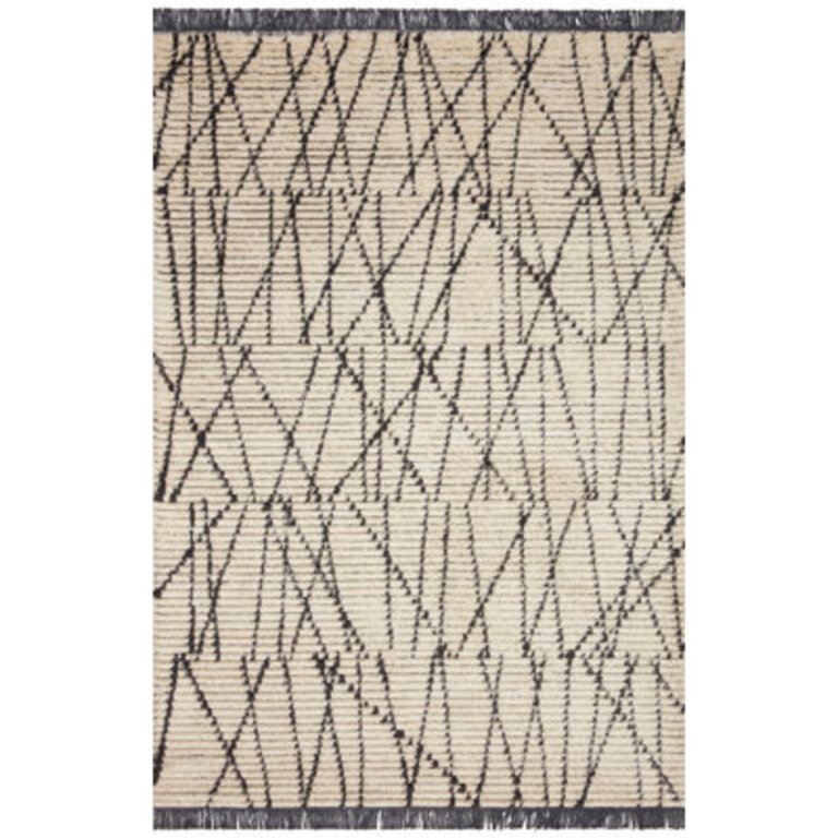 Chris Loves Julia x Loloi Alice CharcoalCream Rug