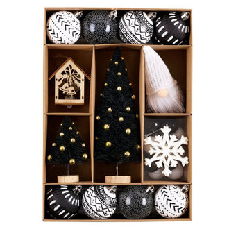 Kaimani 70 PCS Assorted Unique Design Snowflakes Gnomes Valentines Tree Ornaments Set