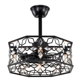 181 Crystal Ceiling Fan with Light Kit