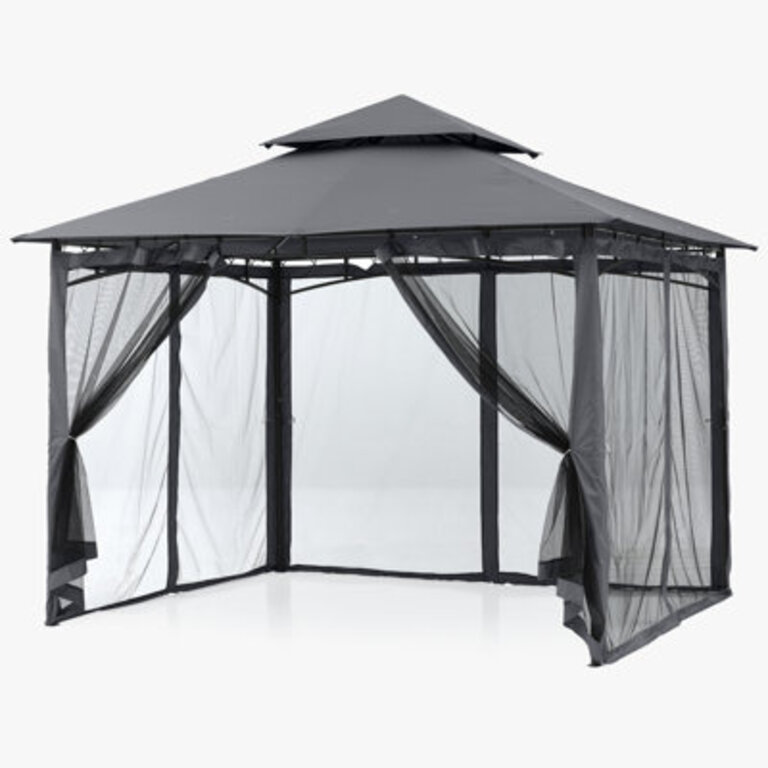 11 Ft W x 11 Ft D Metal Patio Gazebo