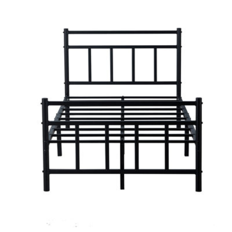 Aljona 346 Bed Frame with Support Frame under Slats