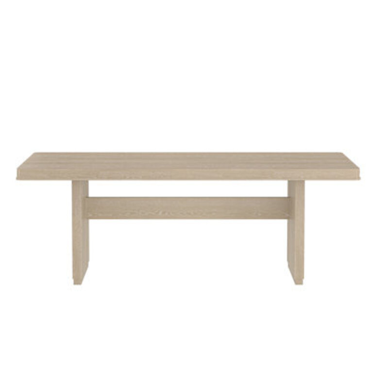 Jeraldy Furniture Wood Dining Table Light Oak