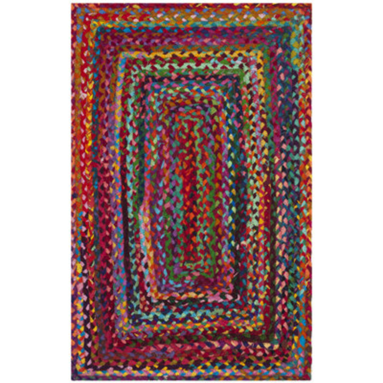 Fiqueroa Hand-Knotted Cotton RedOrangeYellow Area Rug