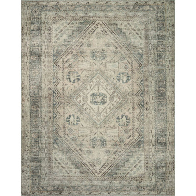Magnolia Home By Joanna Gaines X Loloi Sinclair Machine Washable Natural  Sage Area Rug