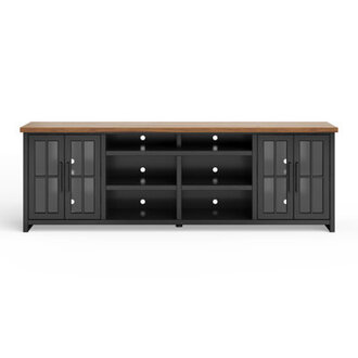 Brixham 96 inch TV Stand Console for TVs up to 100 inches No Assembly Required Two-Tone Finish