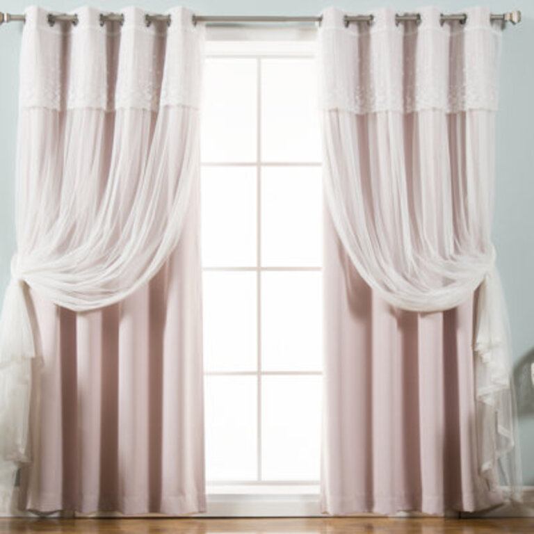 Crenshaw Solid Room Darkening Thermal Grommet Curtain Panels