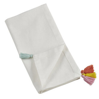 Cantina Colorburst Tassel Napkin