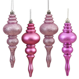 7 Finial Ornament 8Pk