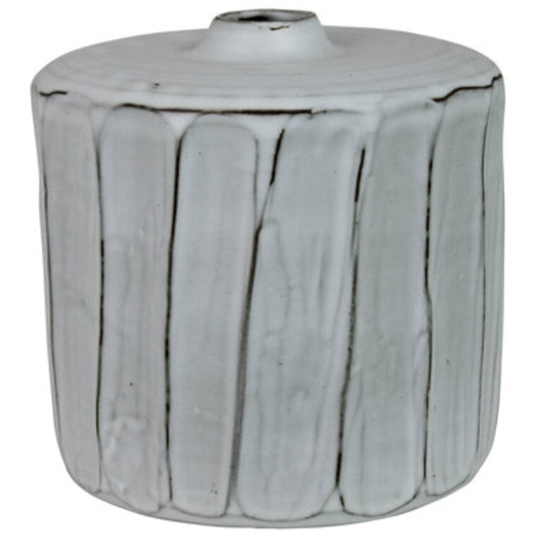 Adamariz Light Gray Ceramic Floor Vase