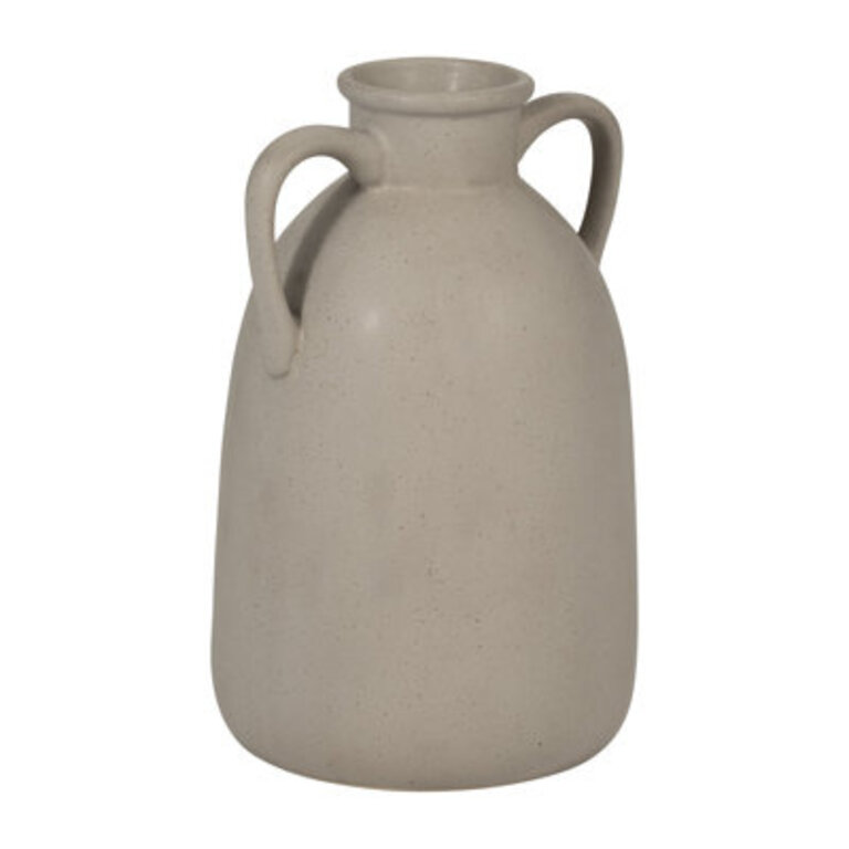 Neutral Contemporary Vase with Handles