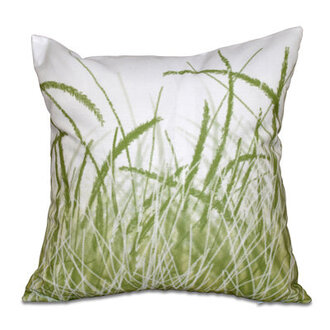Beach Vacation Grass Square Pillow Cover  Insert