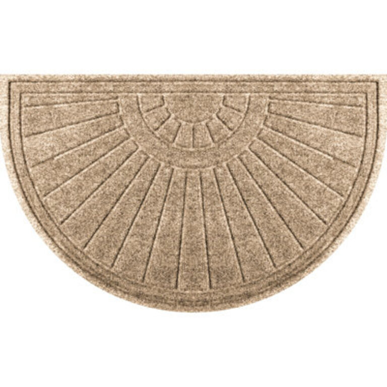 WaterHog Sunburst Half Round Indoor Outdoor Doormat