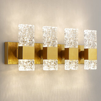 Luxcien Dimmable Crystal Bathroom Vanity Light