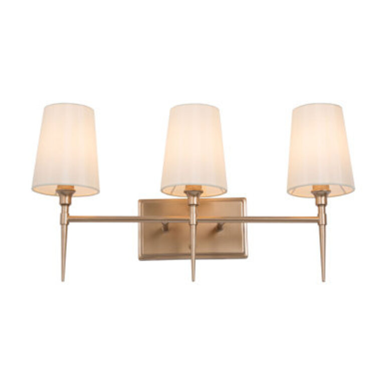 Lidia 3 - Light Dimmable Gold Vanity Light