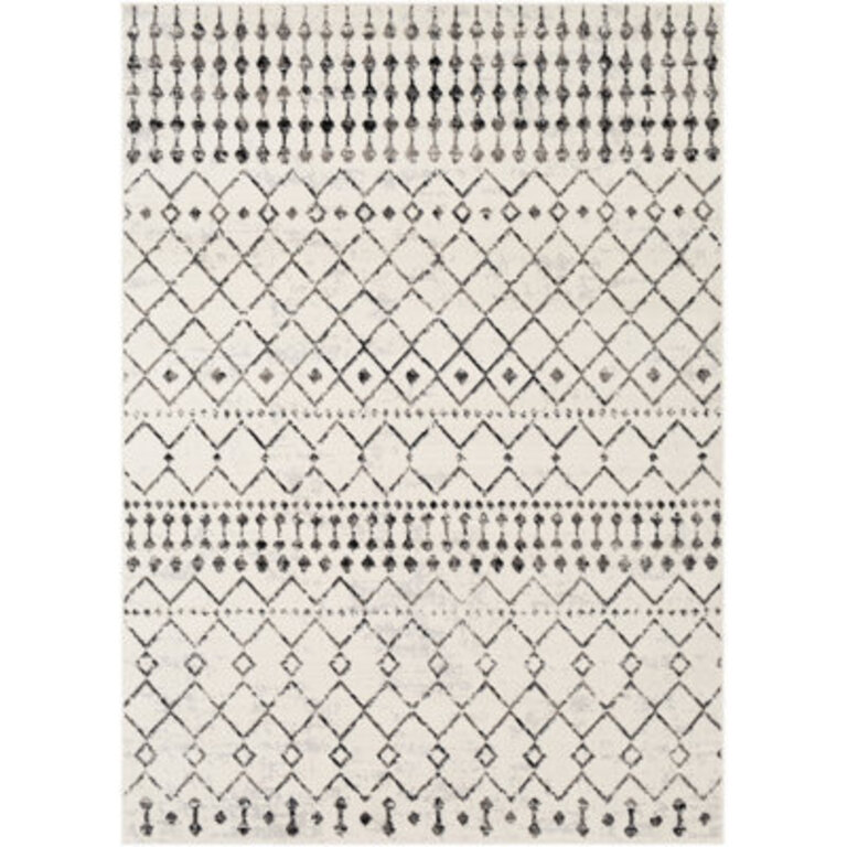 Canisha Southwestern BlackIvory Area Rug