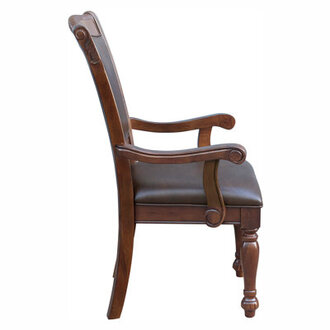 Engles Arm Chair in Dark Brown