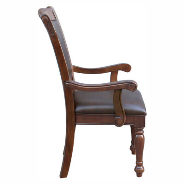 Engles Arm Chair in Dark Brown