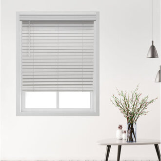 25  Room Darkening Cordless Faux Wood Blind