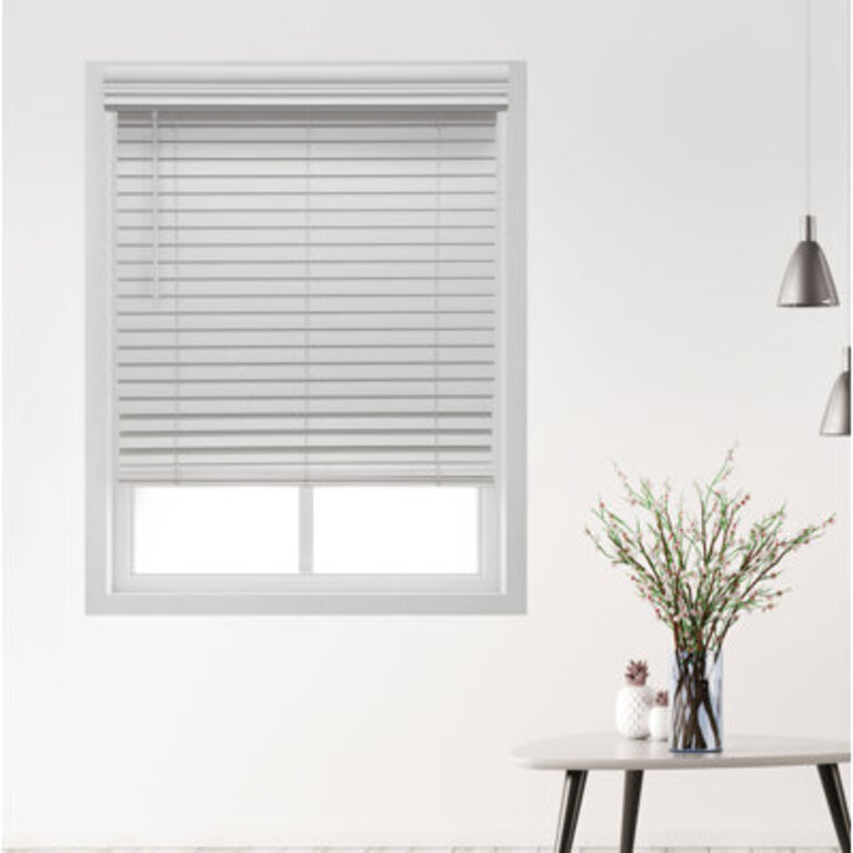 25  Room Darkening Cordless Faux Wood Blind