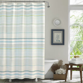 Tommy Bahama La Scala Breezer 100 Cotton Single Shower Curtain