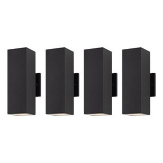 Marrium Outdoor Wall Light in 2 Lights with Aluminum