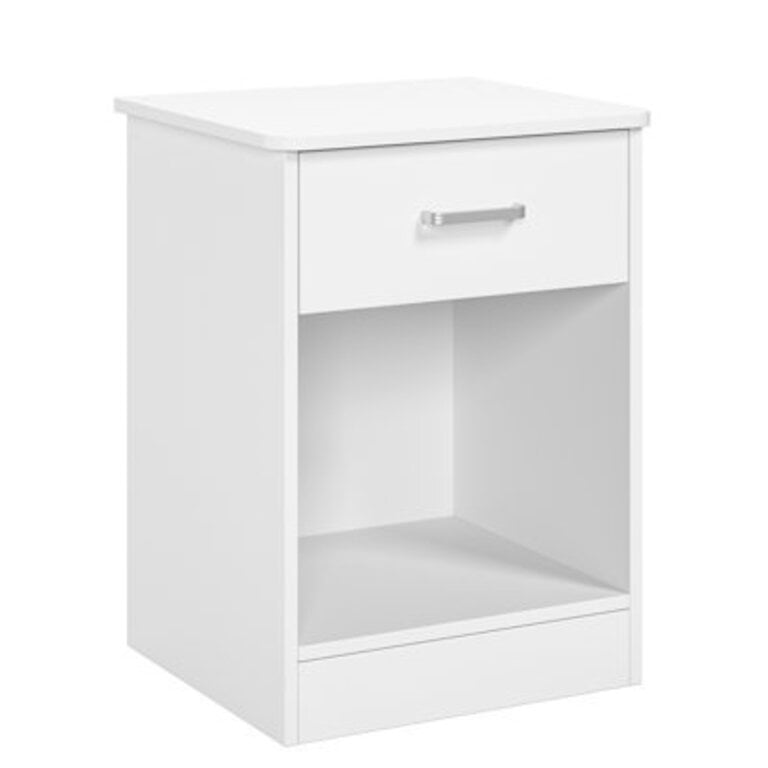 Ignacio Mid-Century Modern Wood Nightstand