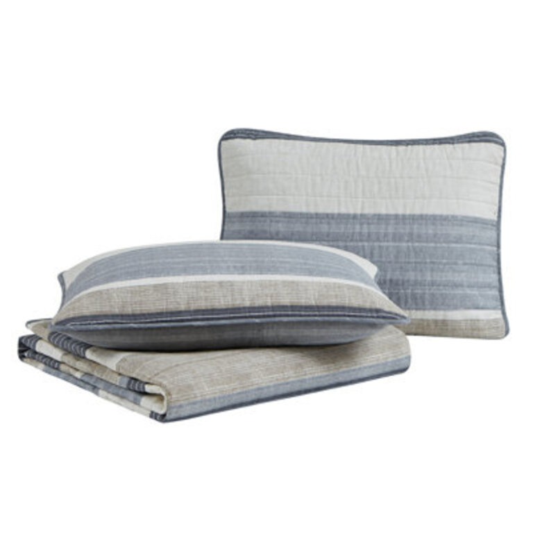 Nautica Ridgeport Cotton Reversible Quilt Set
