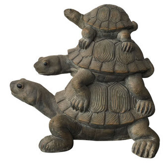 3 Stacking Turtle Statue