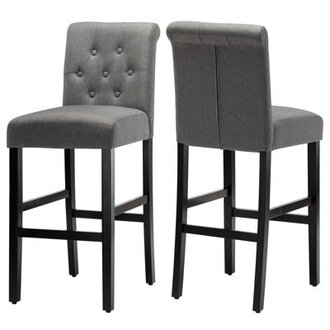 Ashlee Solid Wood Bar Stool