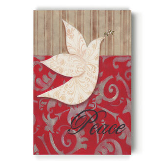 Peace Dove  -Gallery by Parvez Taj 1 Piece Wrapped Canvas Print