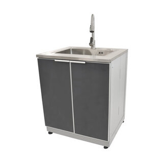 Blue Sky Outdoor Living 235 Stainless-Steel Drop-in Sink for Outdoor Kitchen Modular Outdoor Kitchen