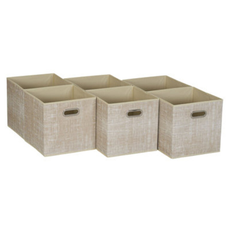 Wayfair Basics Open Fabric Storage Bin Set