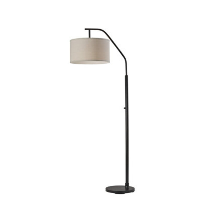 Greenbury 66 Black Task Floor Lamp