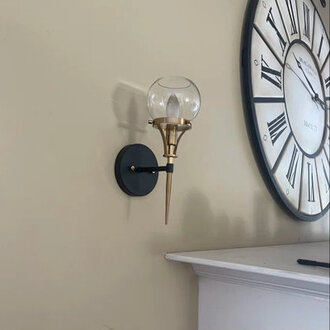 Loram Iron Small  Armed Sconce