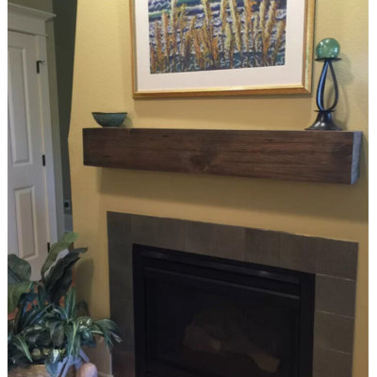 Midwood Rustic XL Fireplace Shelf Mantel