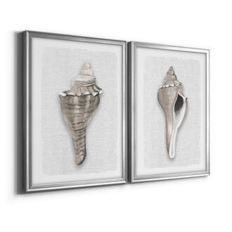 Sea Front Shell I 2-Pc - Wall Art