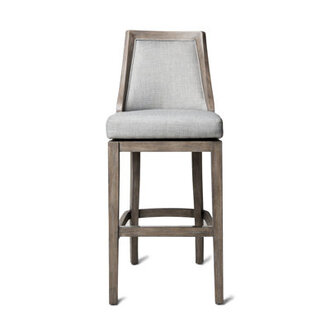 Maven Lane Vienna Swivel Stool with Fabric Upholstery
