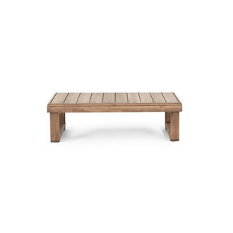 Akono Solid Wood Coffee Table for Outdoor Patio Table