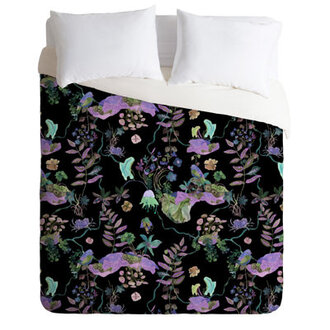 Rachelle Roberts Modern  Contemporary Floral Duvet Cover