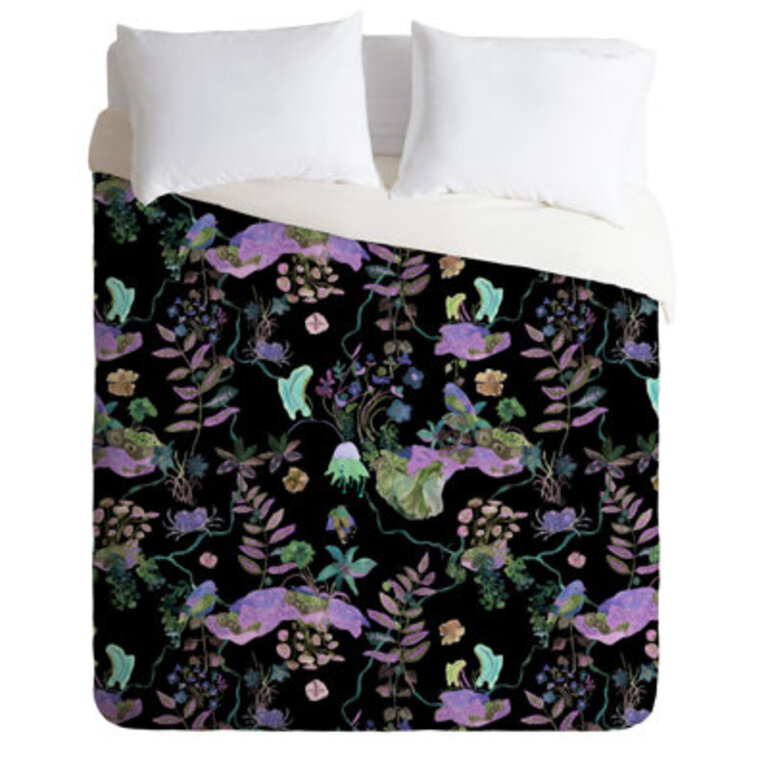 Rachelle Roberts Modern  Contemporary Floral Duvet Cover