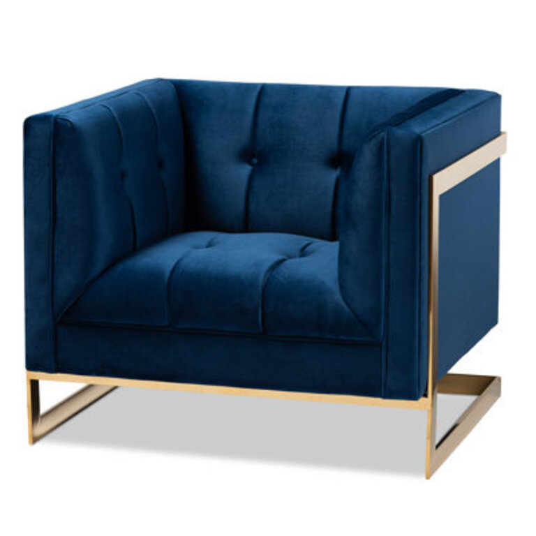 Belva Velvet Armchair