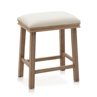 24 Backless Kitchen Counter Stool With Sponge Upholstery