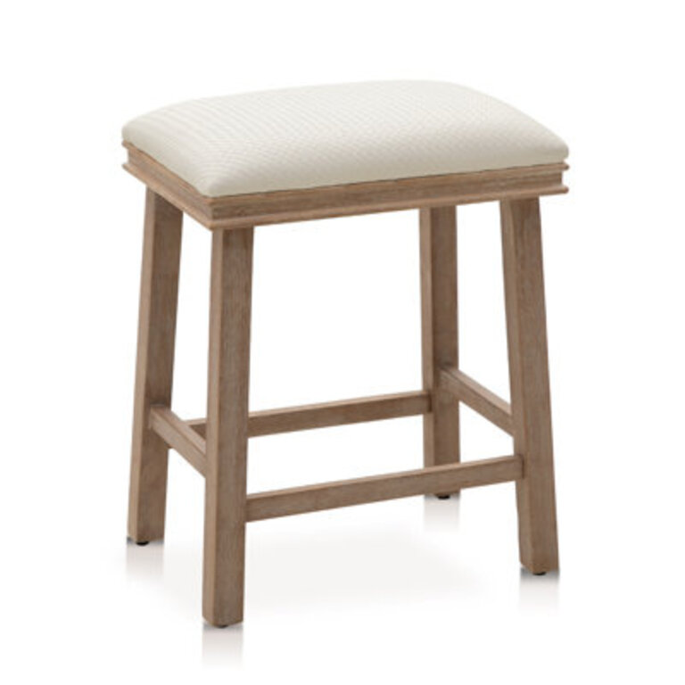 24 Backless Kitchen Counter Stool With Sponge Upholstery